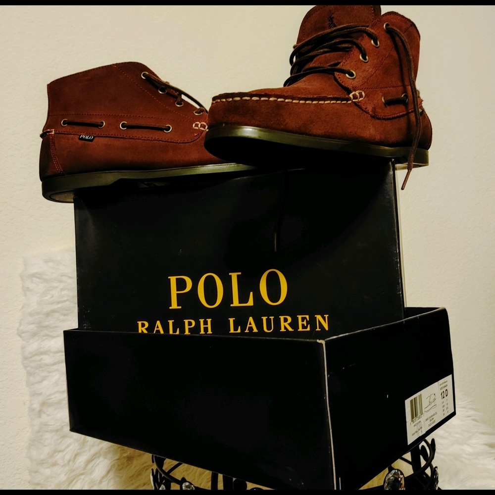 EUC WITH BOX RALPH LAUREN POLO SHOES